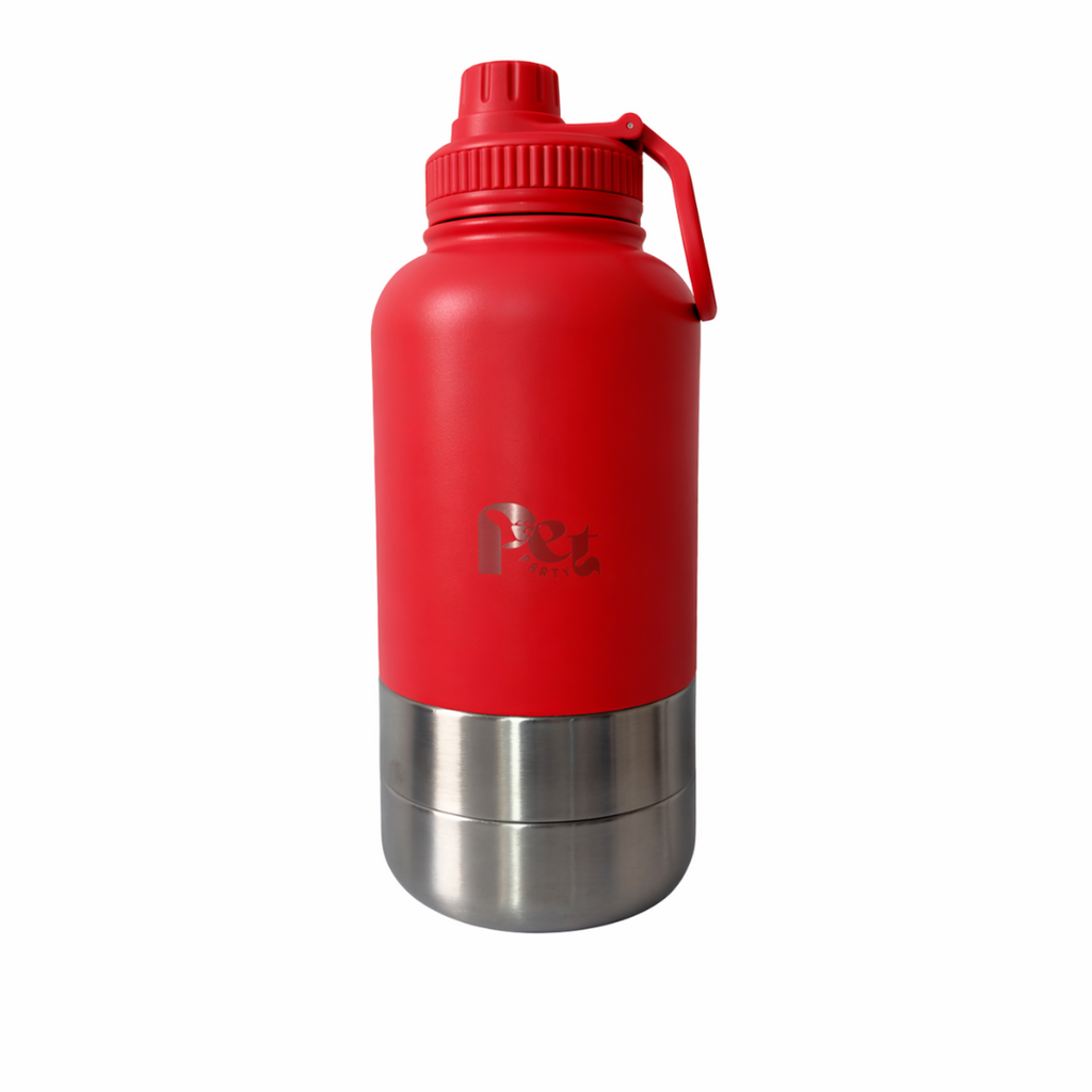 RVS Honden Drinkfles 3-in-1