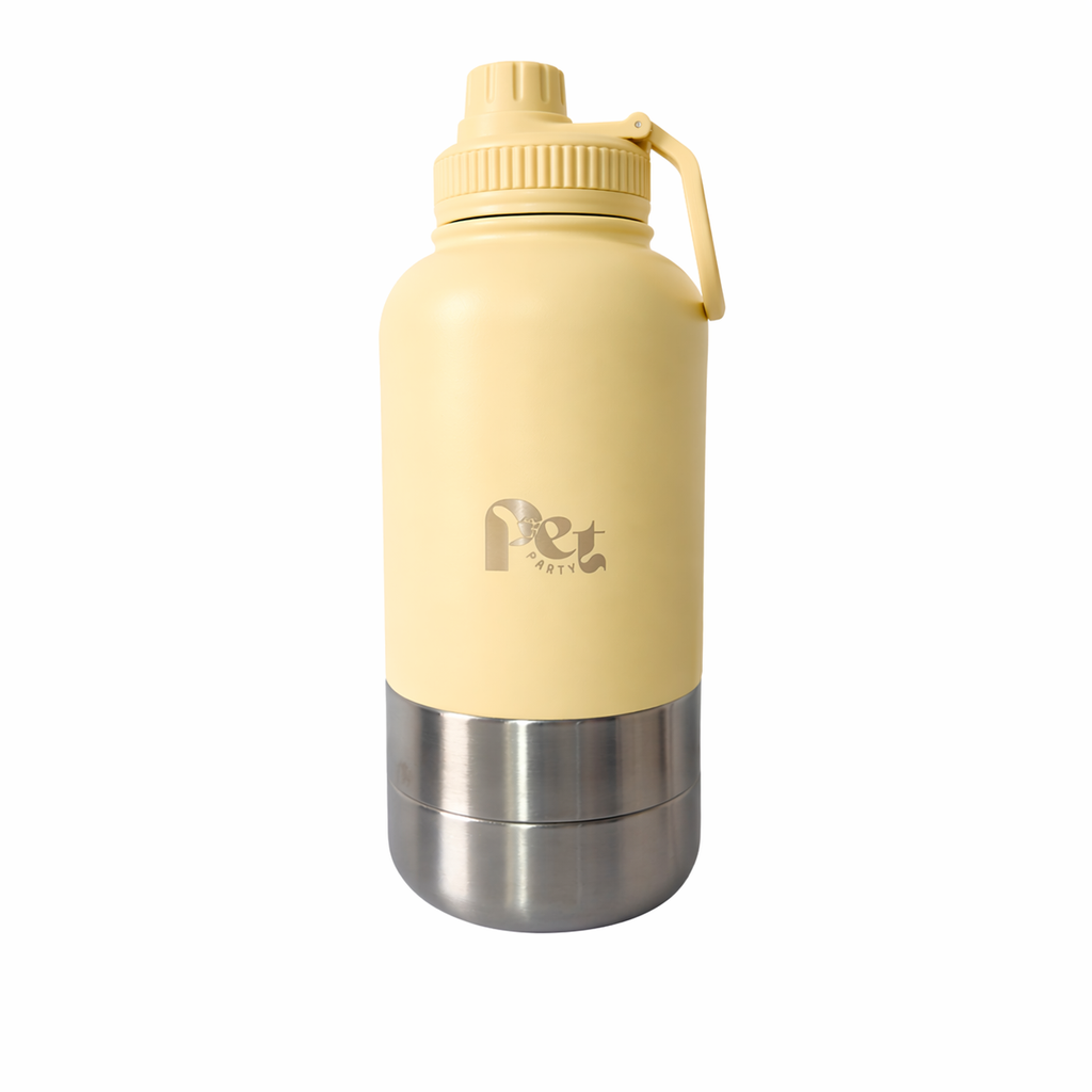 RVS Honden Drinkfles 3-in-1