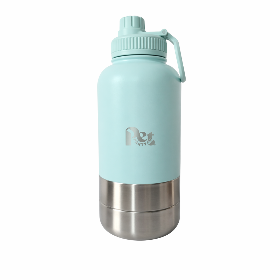 RVS Honden Drinkfles 3-in-1