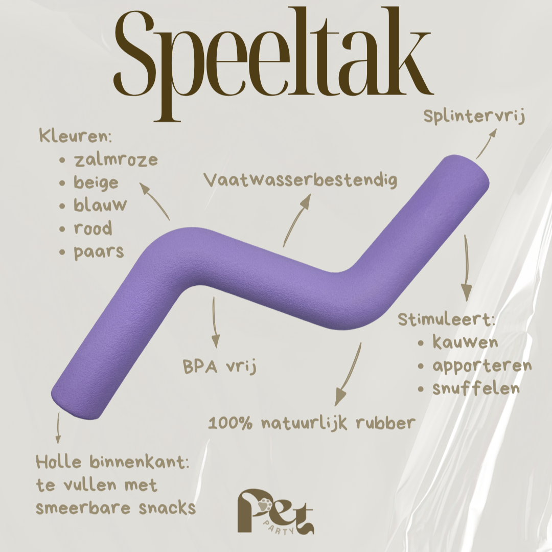 Hond-speelt-met-roze-blauwe-rode-paarse-beigeSpeeltak-van-natuurlijk-rubber-veilig-alternatief_met_hond