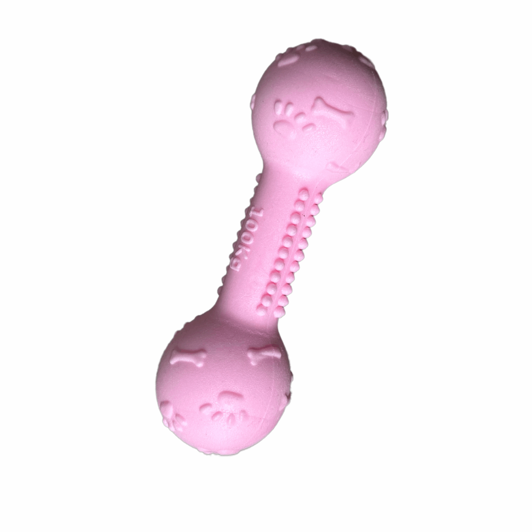 Hondenspeelgoed Dumbell Roze