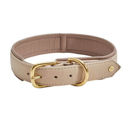 LABONI AMICI Halsband IVORY – Nappaleer – Handgemaakt – Hoog draagcomfort