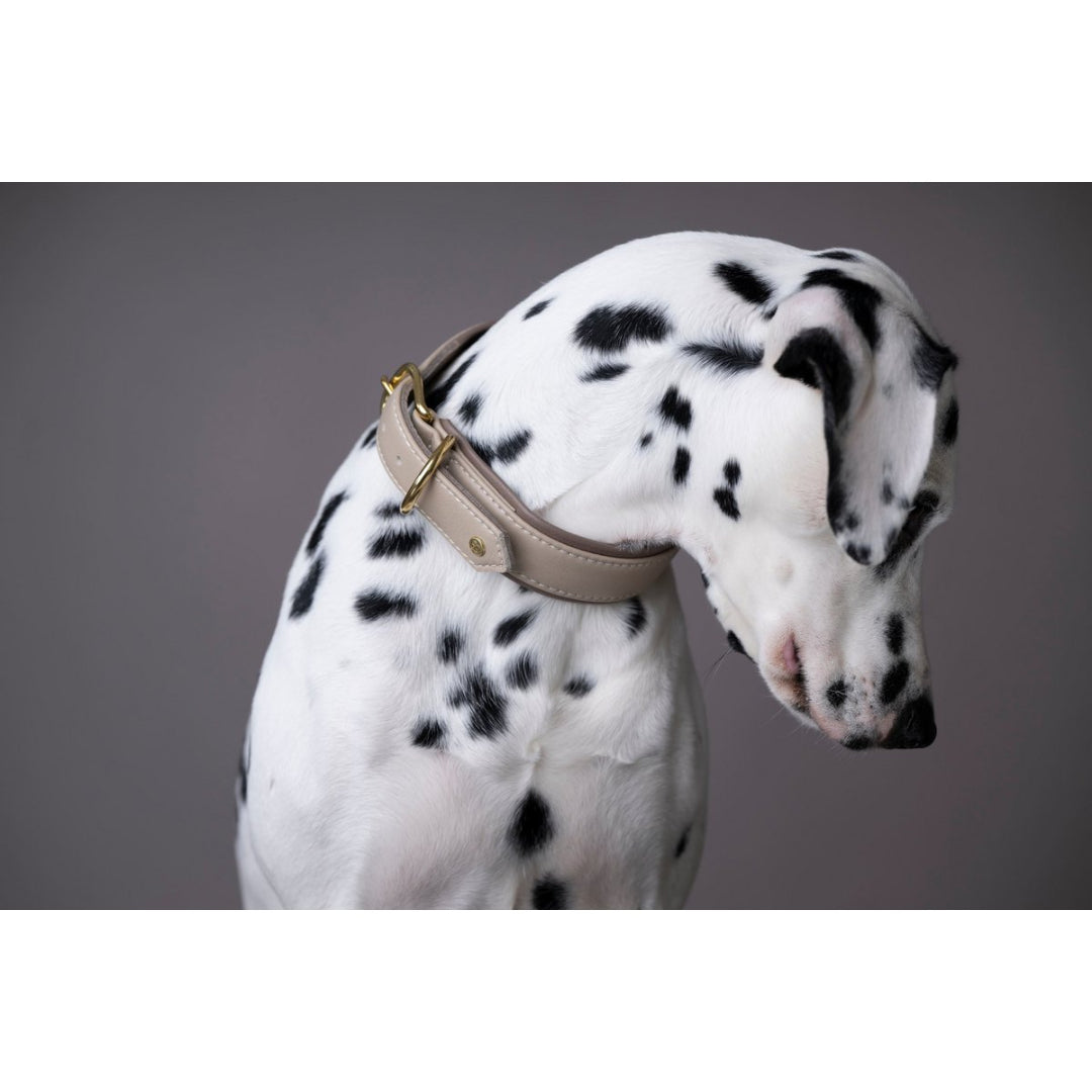 LABONI AMICI Halsband IVORY – Nappaleer – Handgemaakt – Hoog draagcomfort