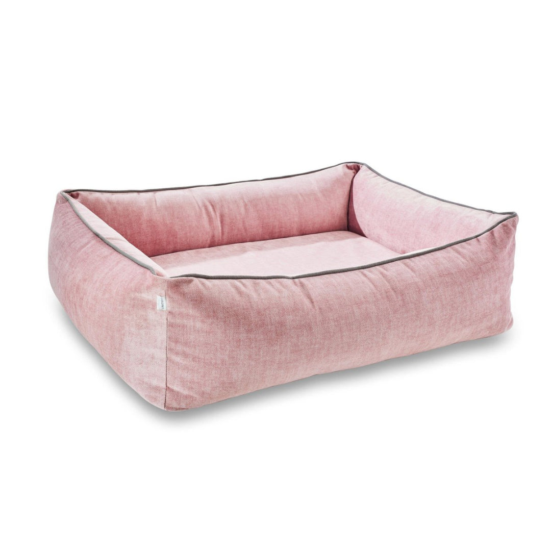 LABONI GLAM orthopedisch hondenbed van fluweel met afneembare hoes, grafiet