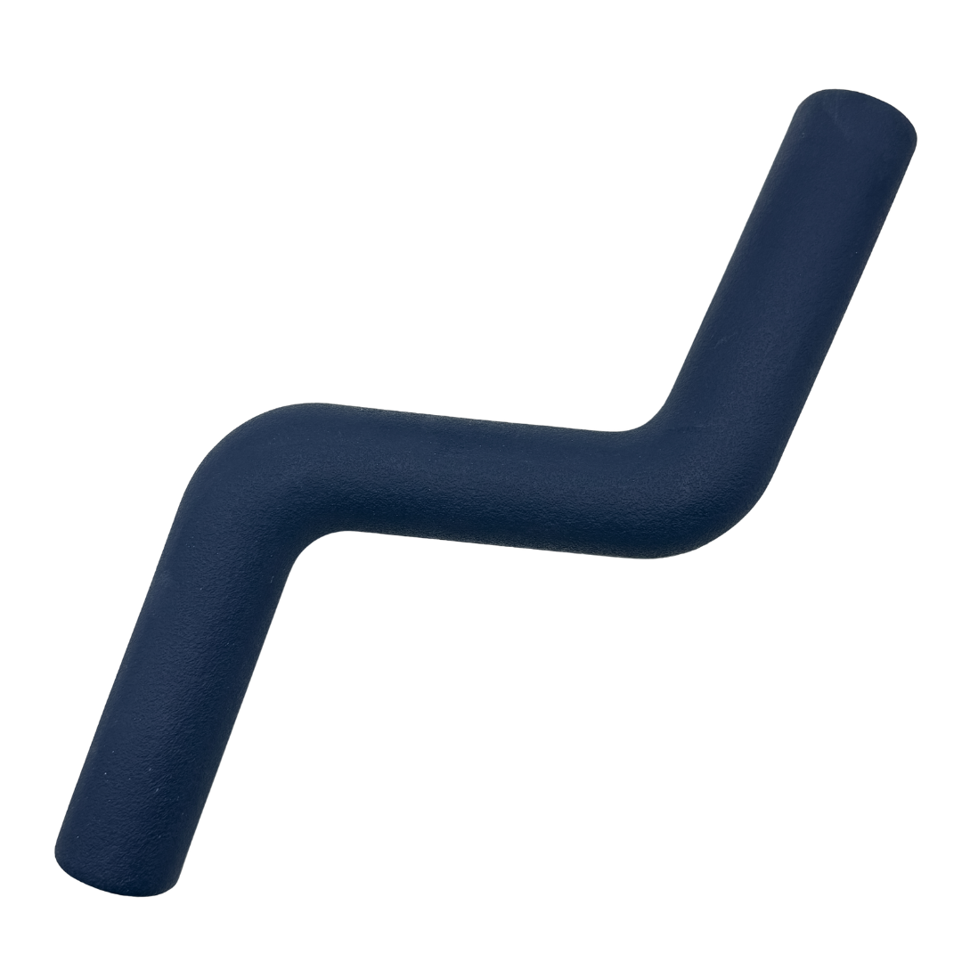 blauwe speeltak van natuurlijk rubber voor honden om op te kauwen