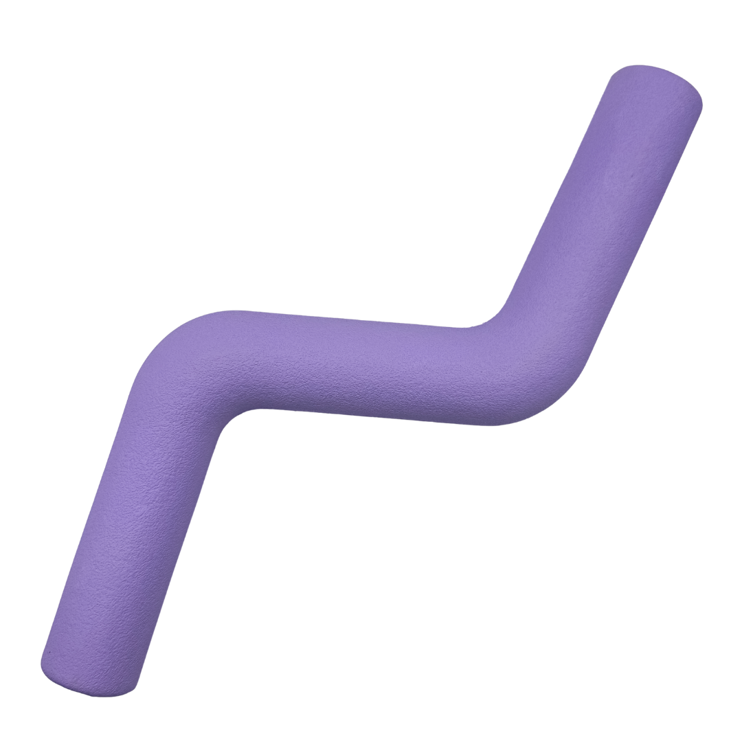 paarse speeltak van natuurlijk rubber geschikt voor kauwen en apporteren