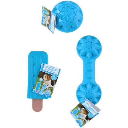 Verkoelend Hondenspeelgoed – Popsicle, dumbell of Bal – Voor Zomers Speelplezier